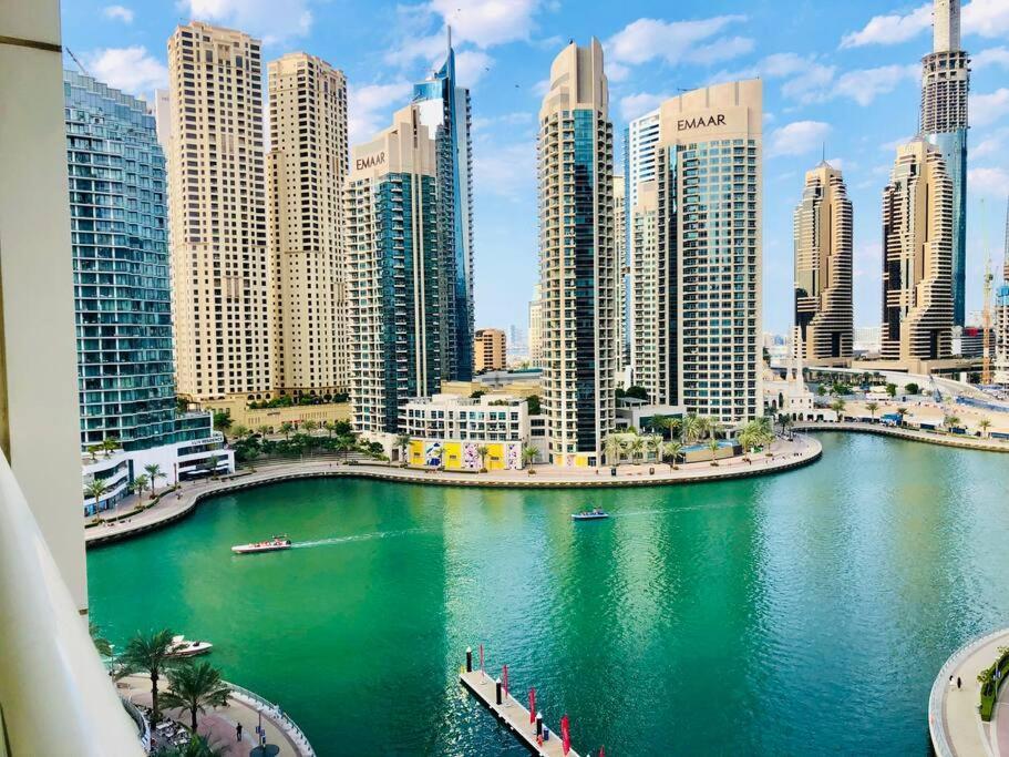 Panoramic Sea Views Studio Apartment - Marina 두바이 외부 사진