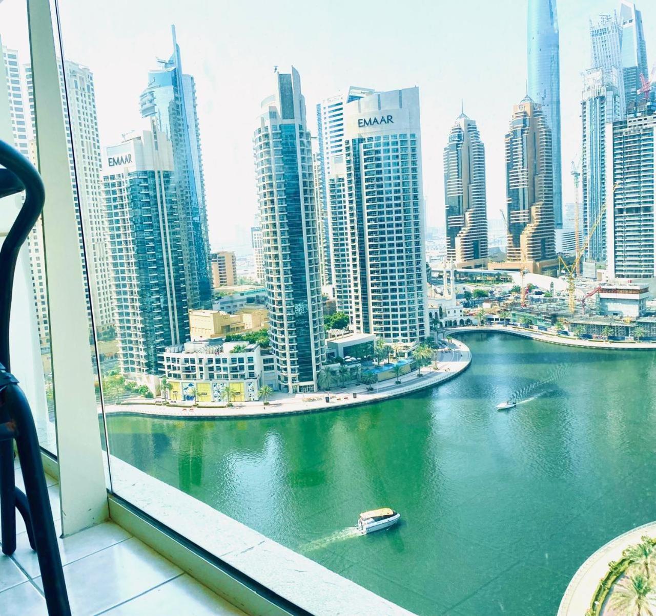 Panoramic Sea Views Studio Apartment - Marina 두바이 외부 사진